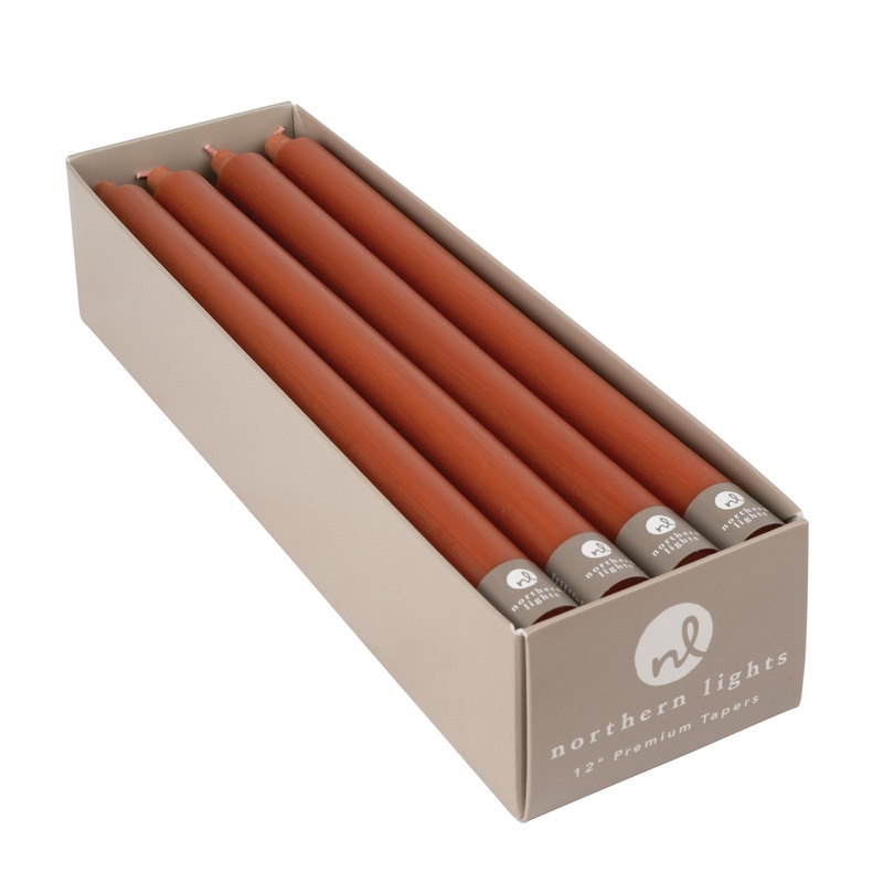 Terracotta 12 Taper Candle|Single Candle|Set of 12 Candles