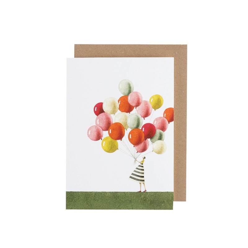 Balloons Card, Set of 10