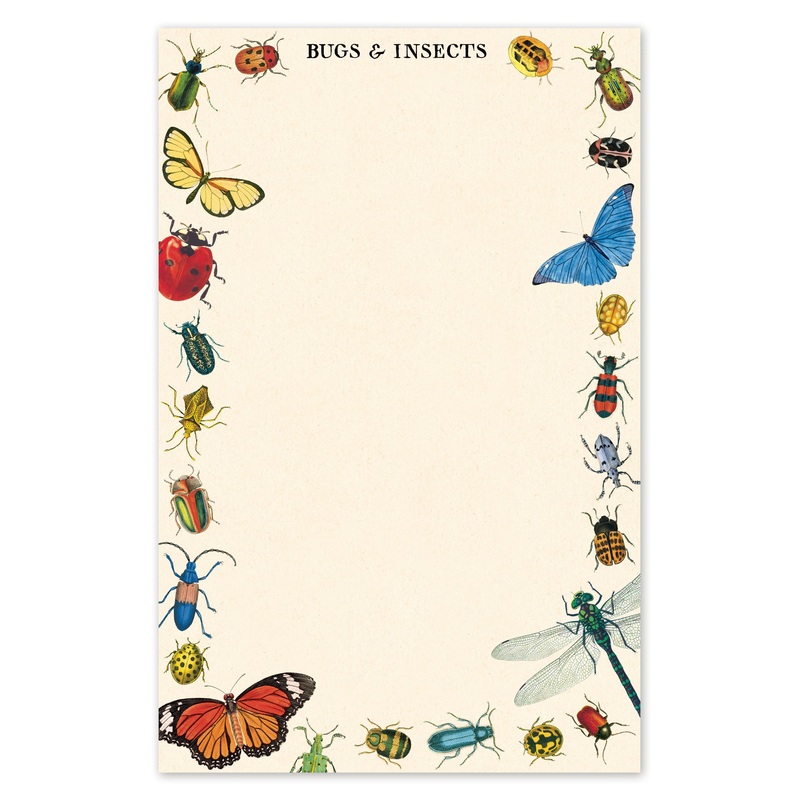 Bugs & Insects Notepad