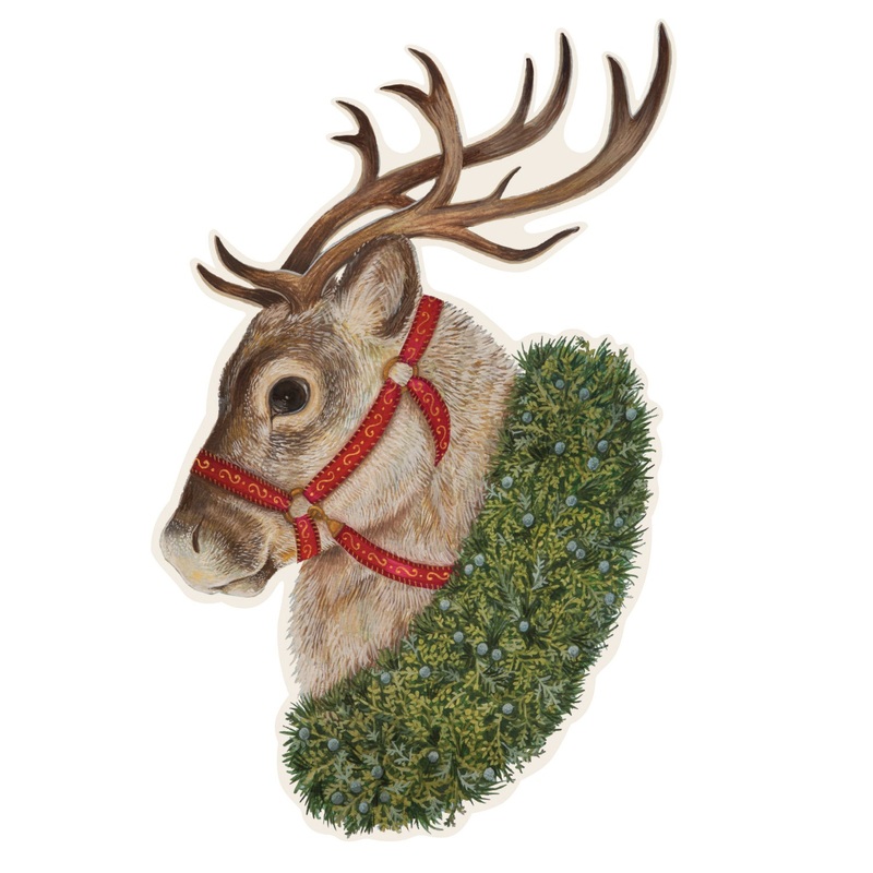 Die-cut Reindeer Placemat
