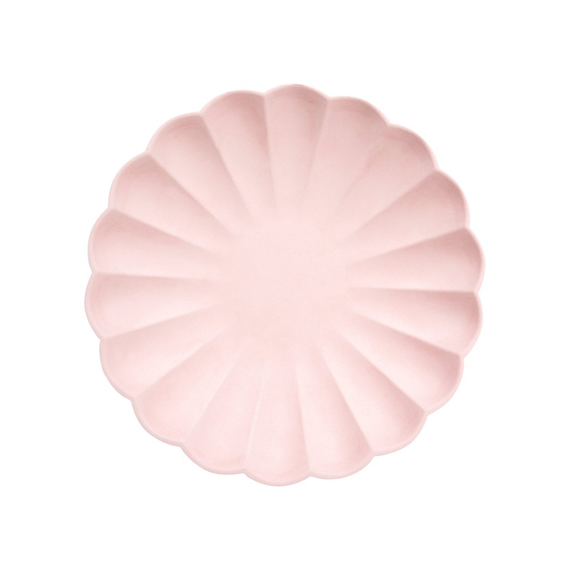 Pale Pink Eco Plates|Small|Large