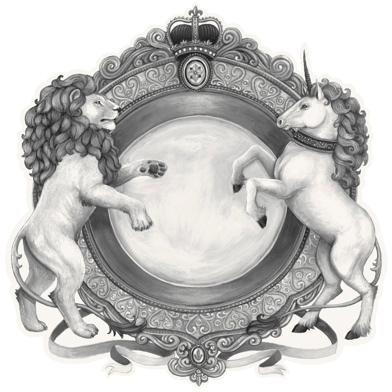 Die-cut H&C Regal Crest Placemat