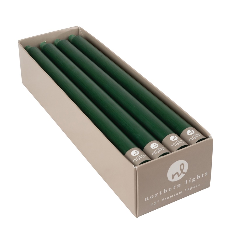 Hunter Green 12 Taper Candle|Single Candle|Set of 12 Candles