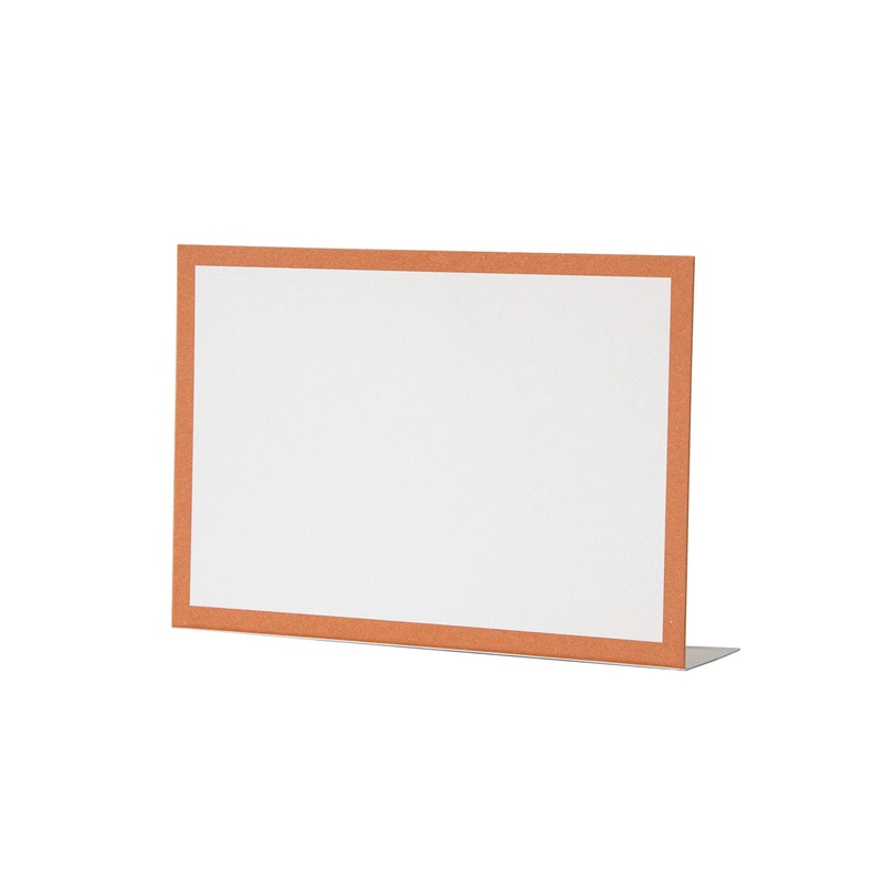 Orange Frame Place Card