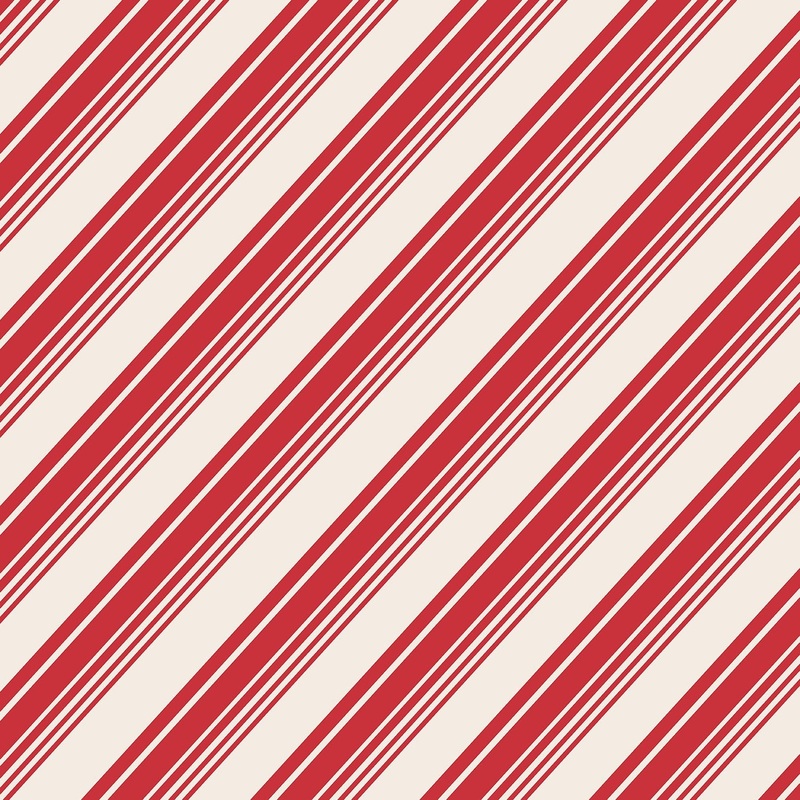 Peppermint Stripe Cocktail Napkins