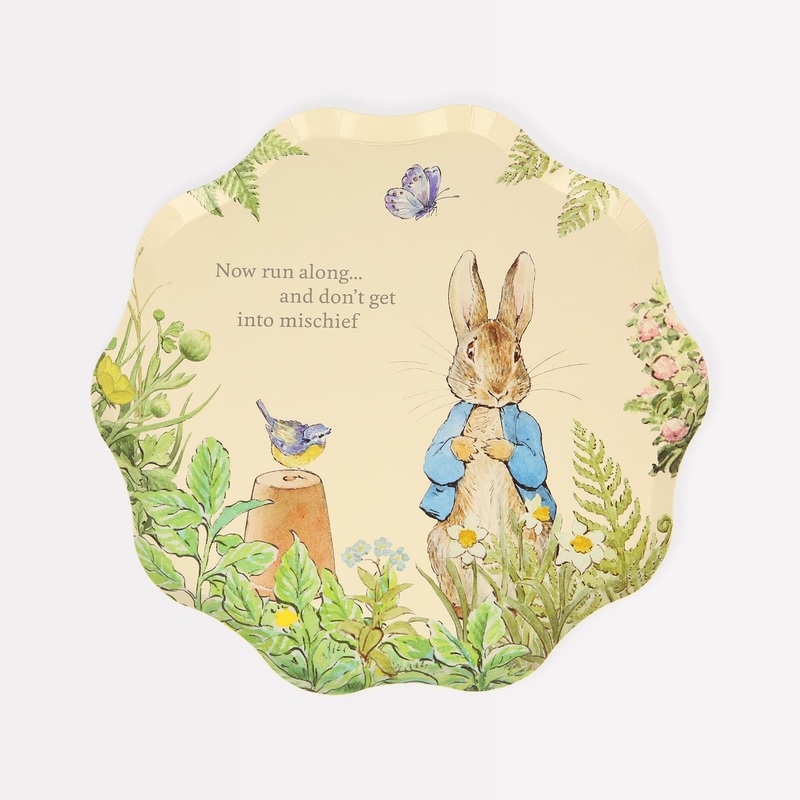 Peter Rabbit in the Garden Plates