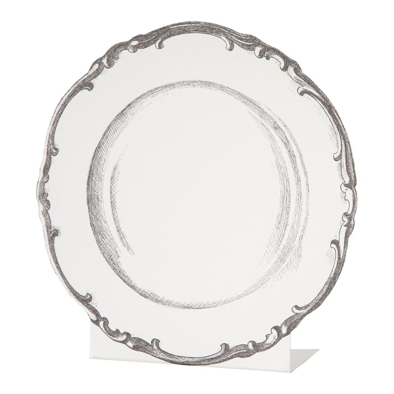 Vintage Plate Place Card