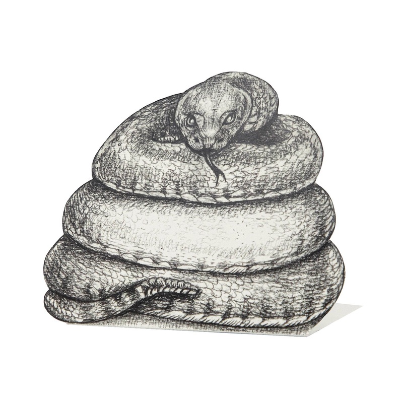 Coiled Snake Place Card