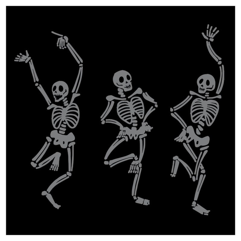 Skeleton Dance Cocktail Napkins