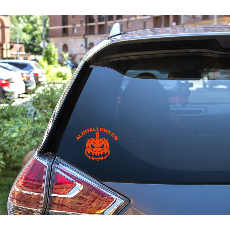 Alohalloween Car Vinyl Decal