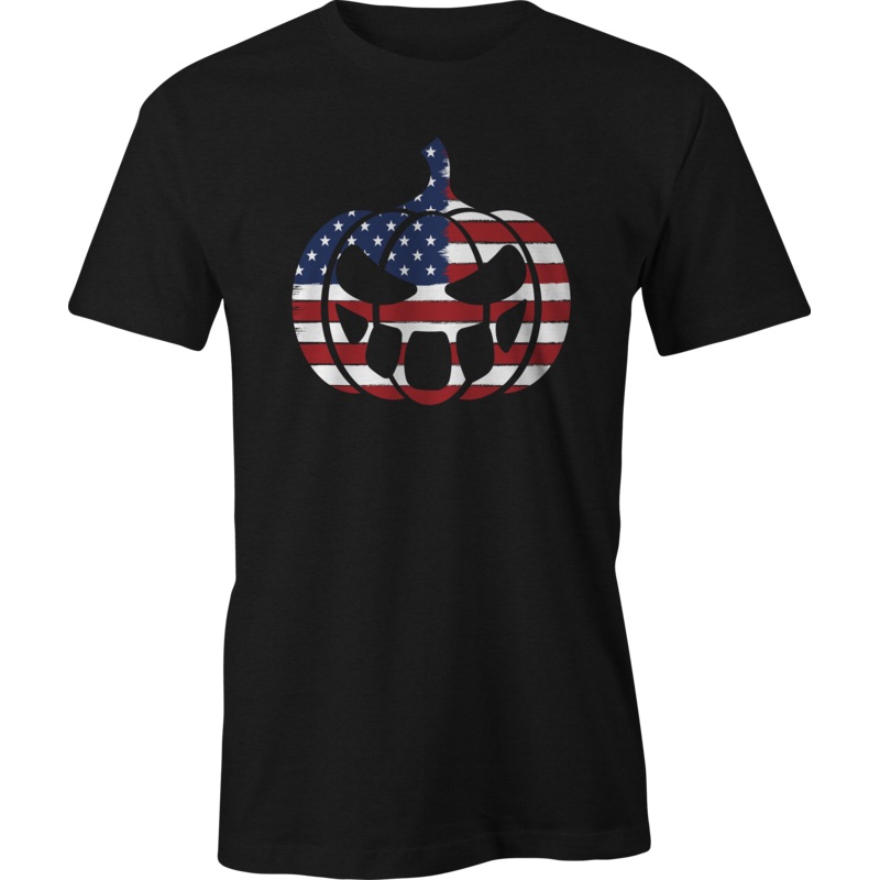 American Flag Jack O’ Lantern  United Halloween Design