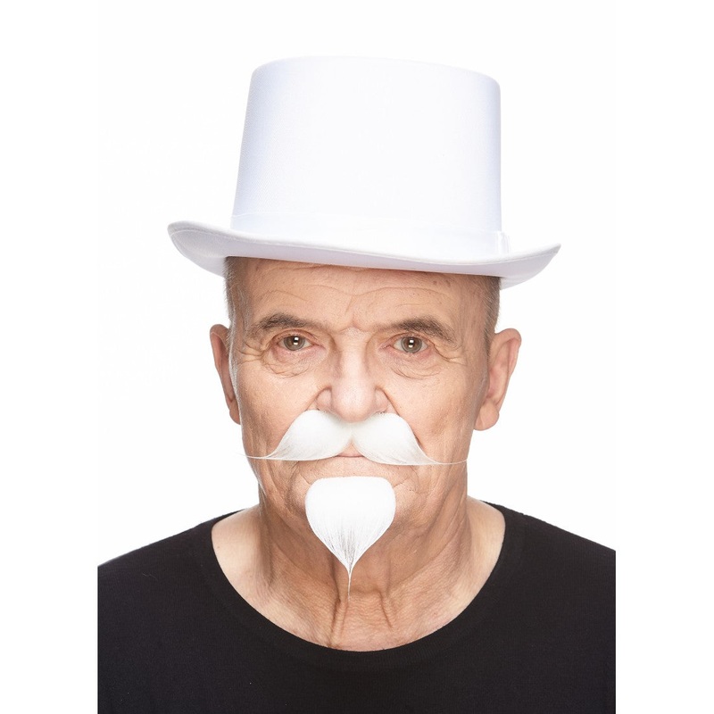 Colonel Moustache and Goatee White