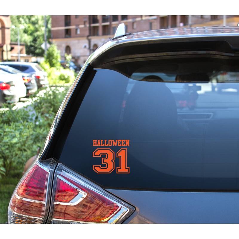 Halloween 31 Jersey Decal