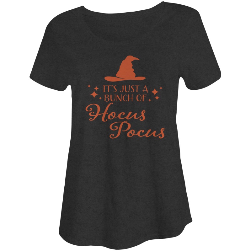 It’s Just A Bunch of Hocus Pocus Slouchy Tee  Women’s Halloween Shirt