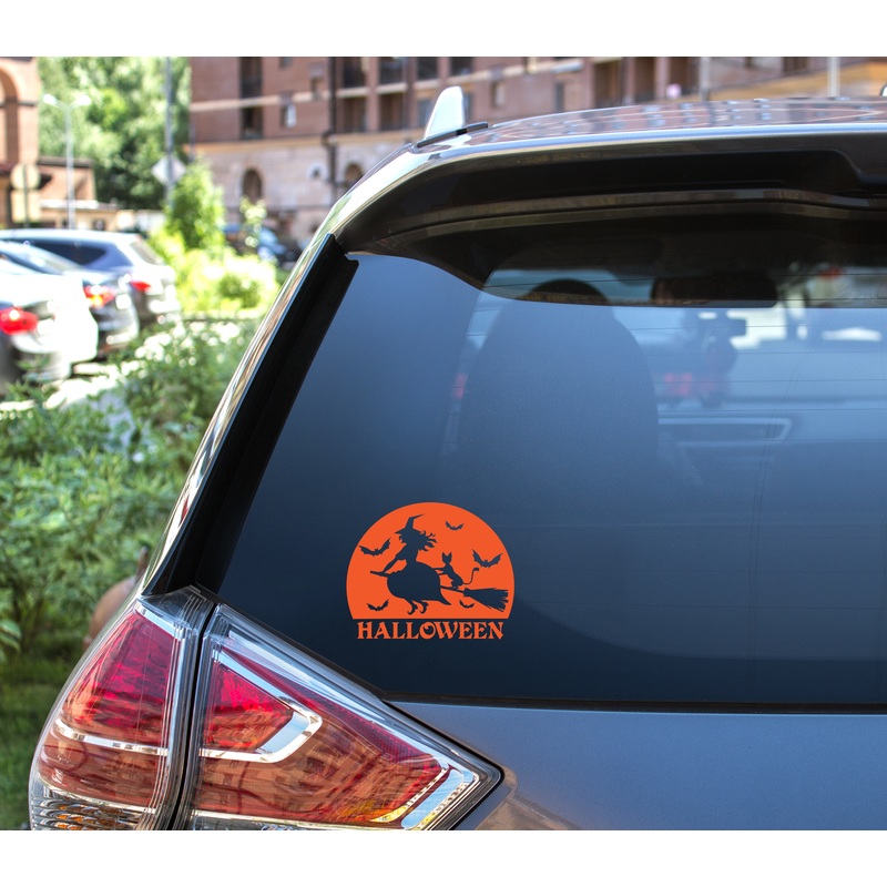 Moonrise Witch Decal