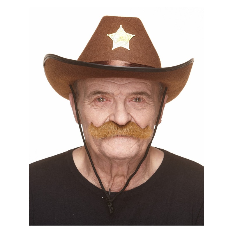 Rocking Grandpa Moustache Berry Blonde