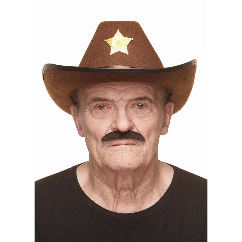 Sheriff Moustache Brown