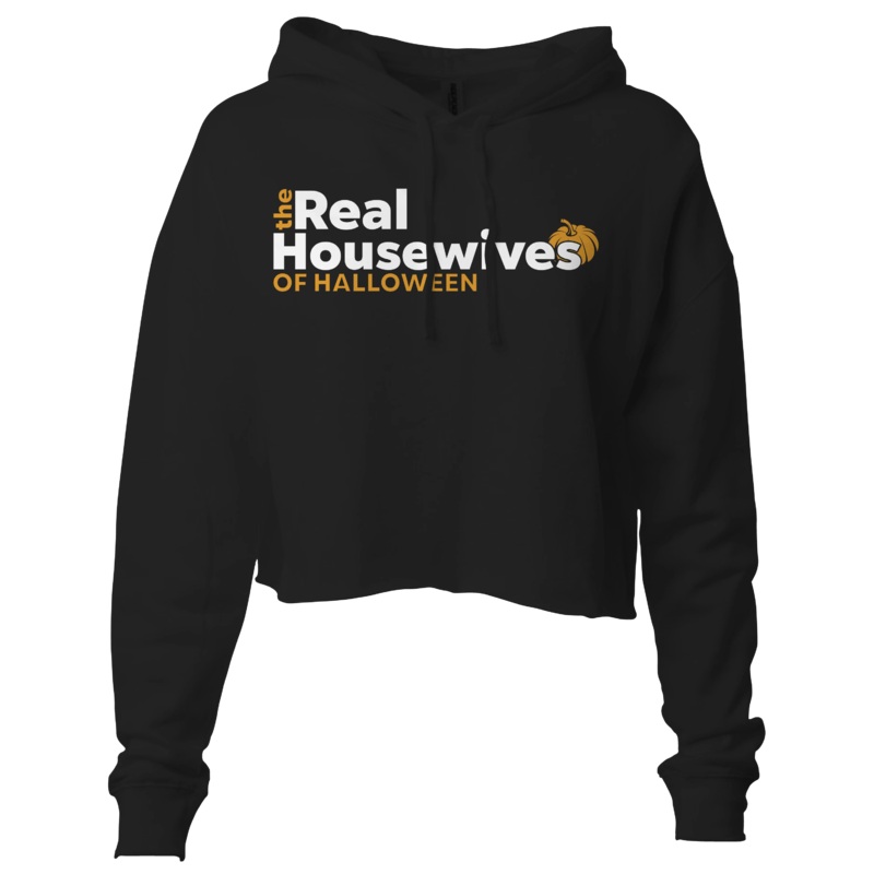 The Real Housewives of Halloween Crop Top Hoodie