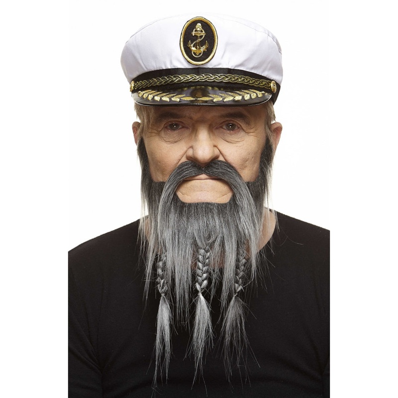 Buccaneer Beard/Moustache Salt & Pepper