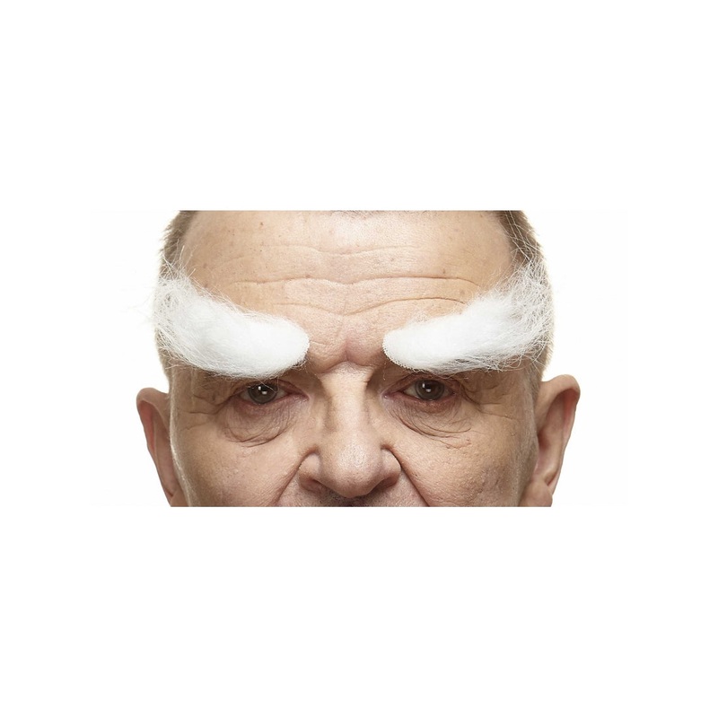 Bushy Eyebrows White