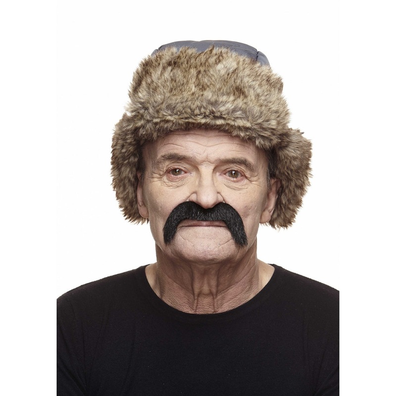 Cowboy Moustache Black