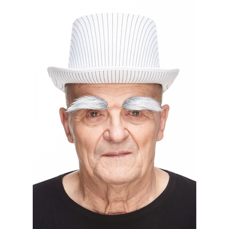 Full Eyebrows Grey & White
