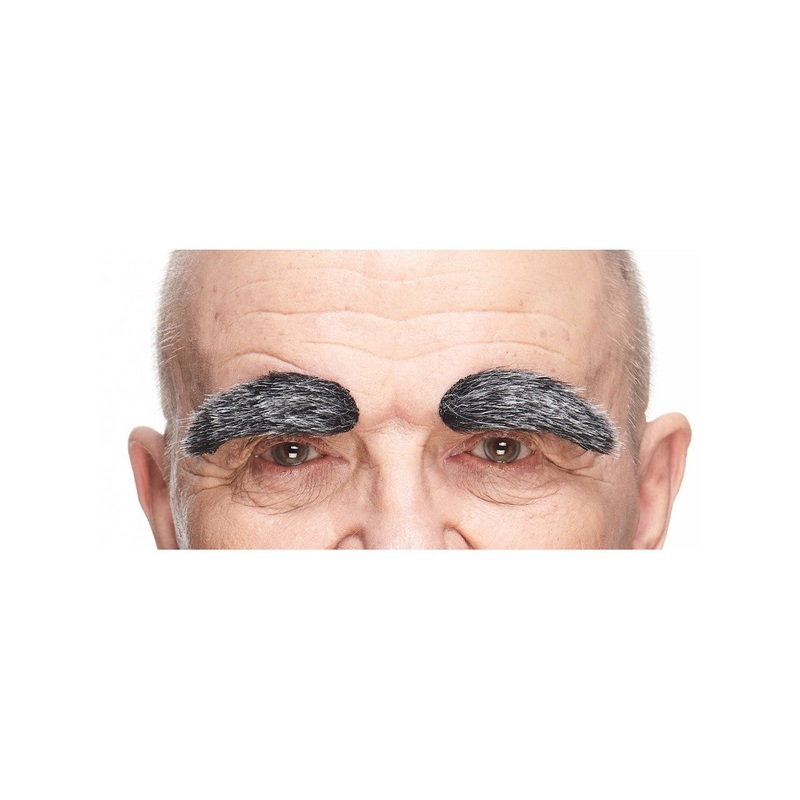 Full Eyebrows Salt & Pepper