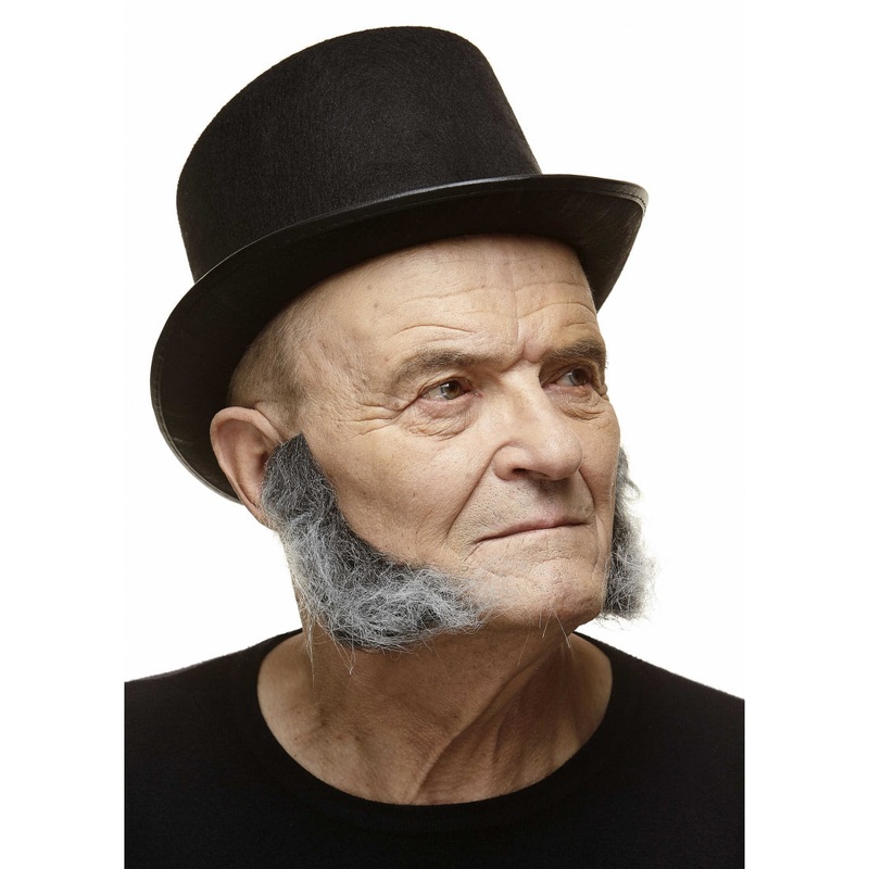 L-shape Sideburns Salt & Pepper