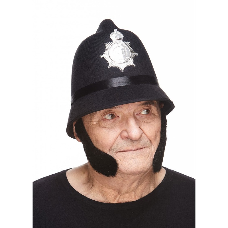 Mutton Chop Sideburns Black