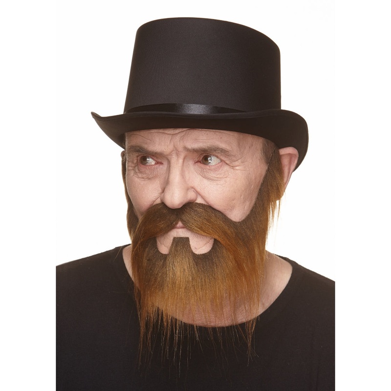 Nomad Beard With Moustache Brown