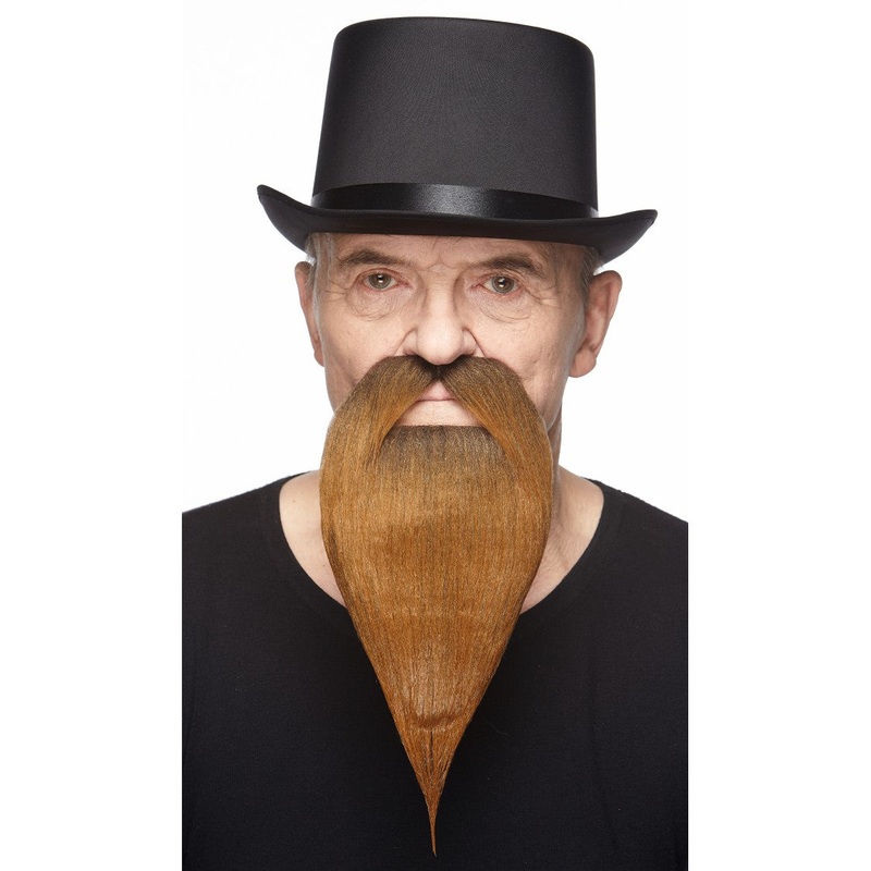 Philosopher Beard & Moustache Light Brwn