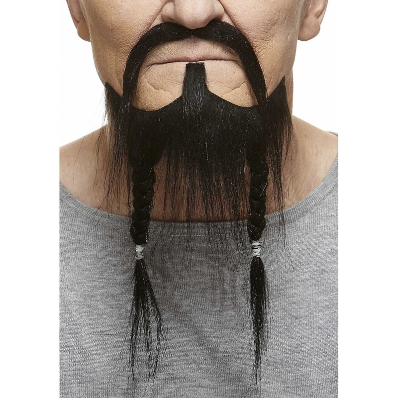 Pirate Beard and Moustache Black