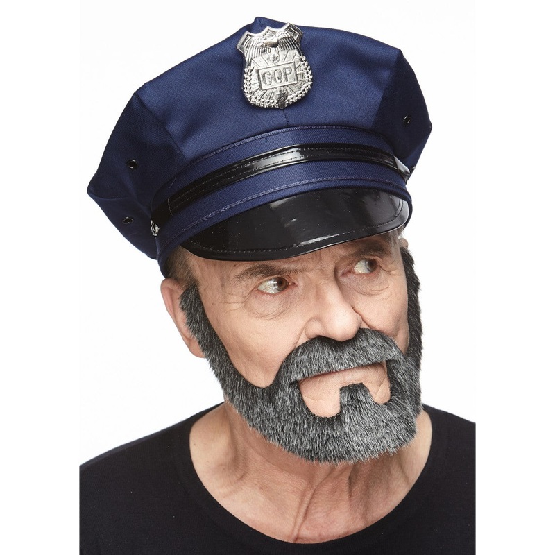 Short Beard/Moustache/Sideburn Salt/Pepr