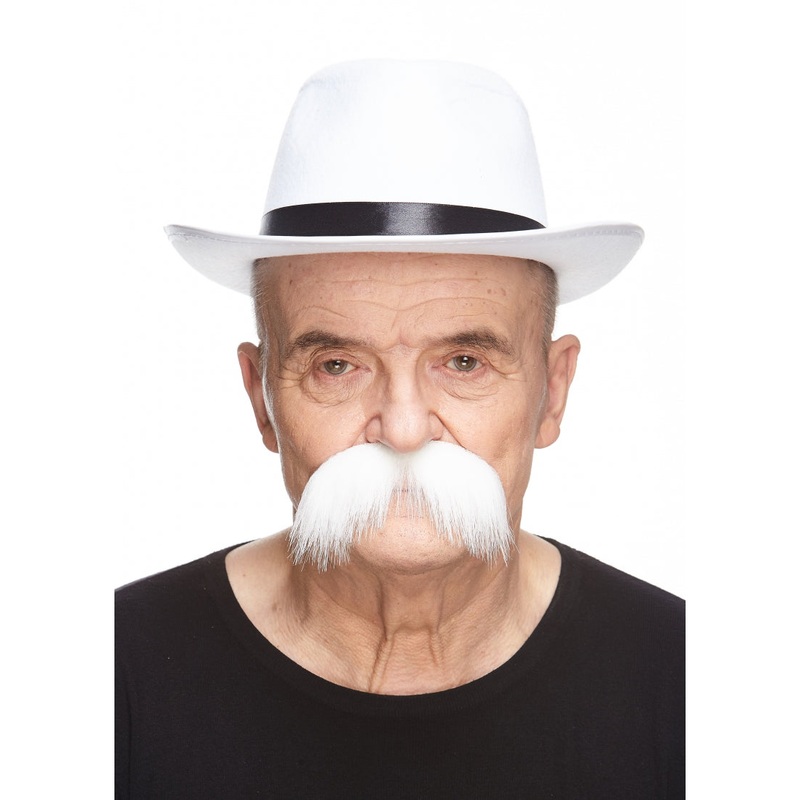 Walrus Moustache White