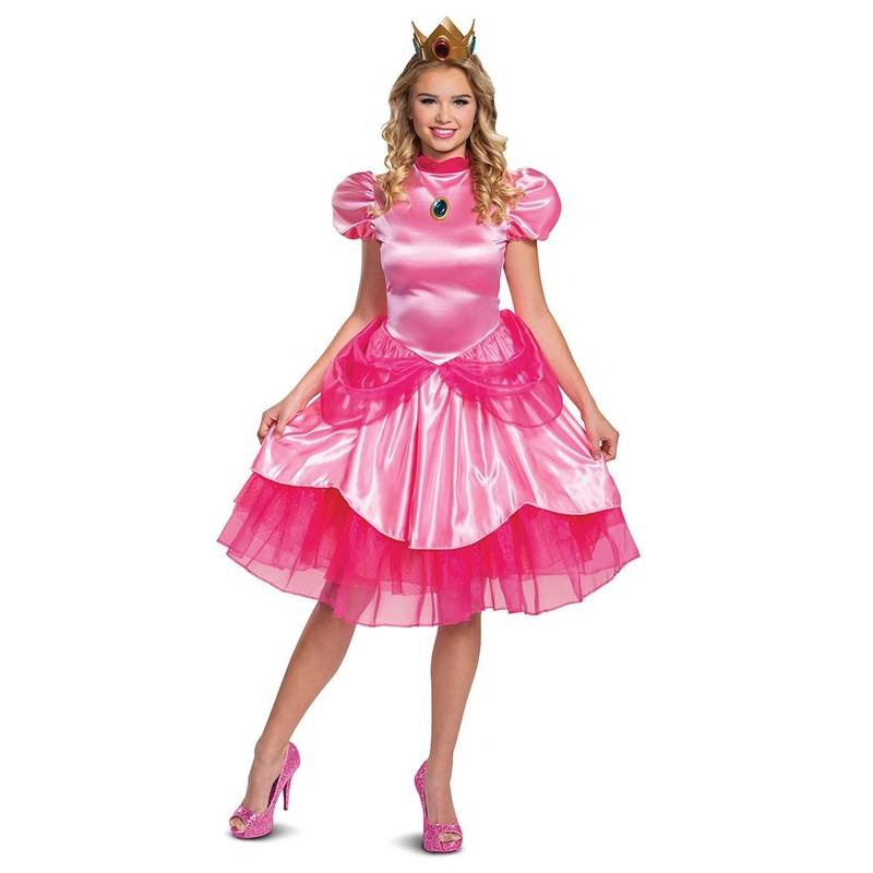 Princess Peach Deluxe Adult|4/6 N|8/10 B|12/14 E|18/20 F
