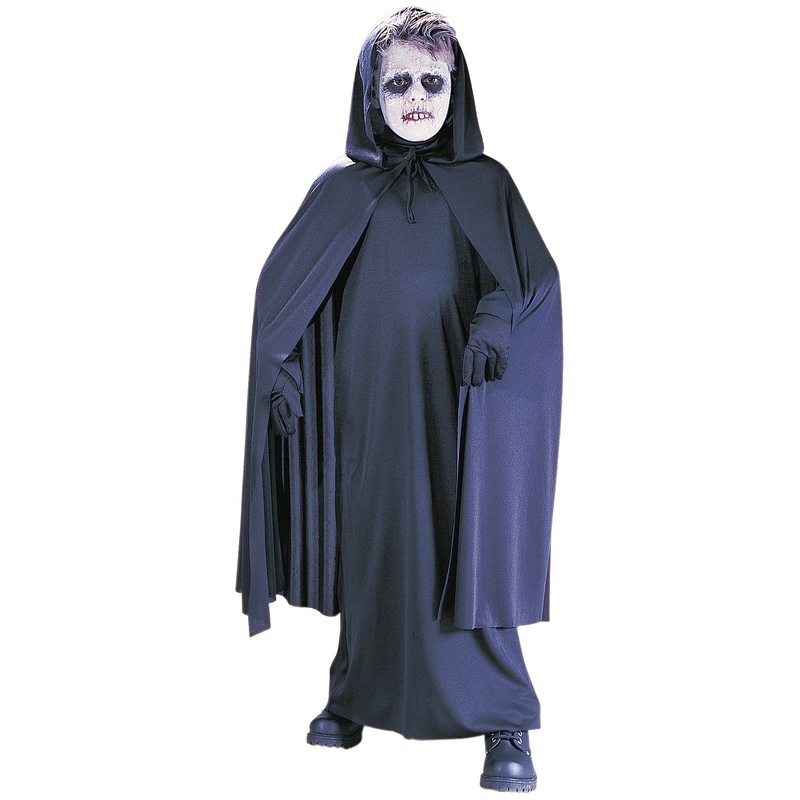 Black Hooded Cape Child