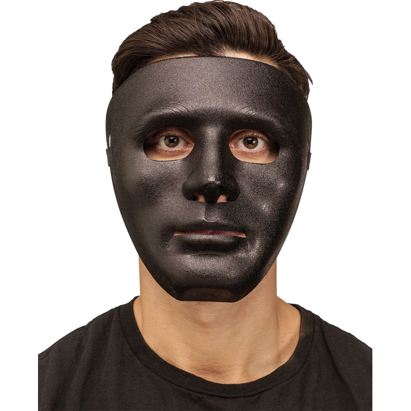 Blank Mask Male Black