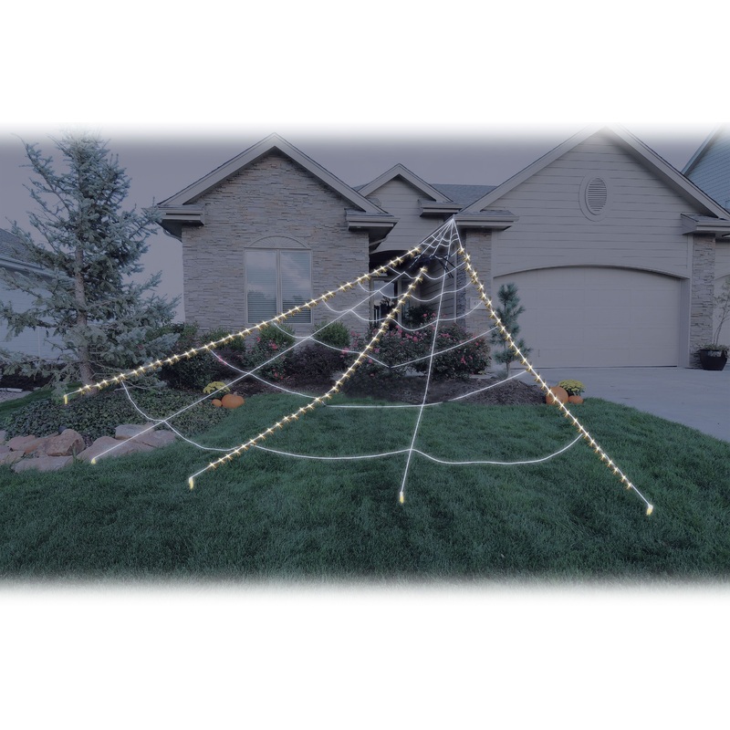 Light Up Mega Yard Spider Web