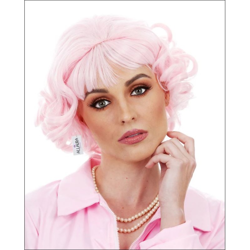 50’S Curly Pink Frenchie Wig