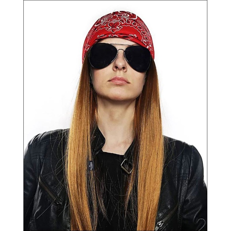 90’S Rocker w/ Bandana and Sunglasses