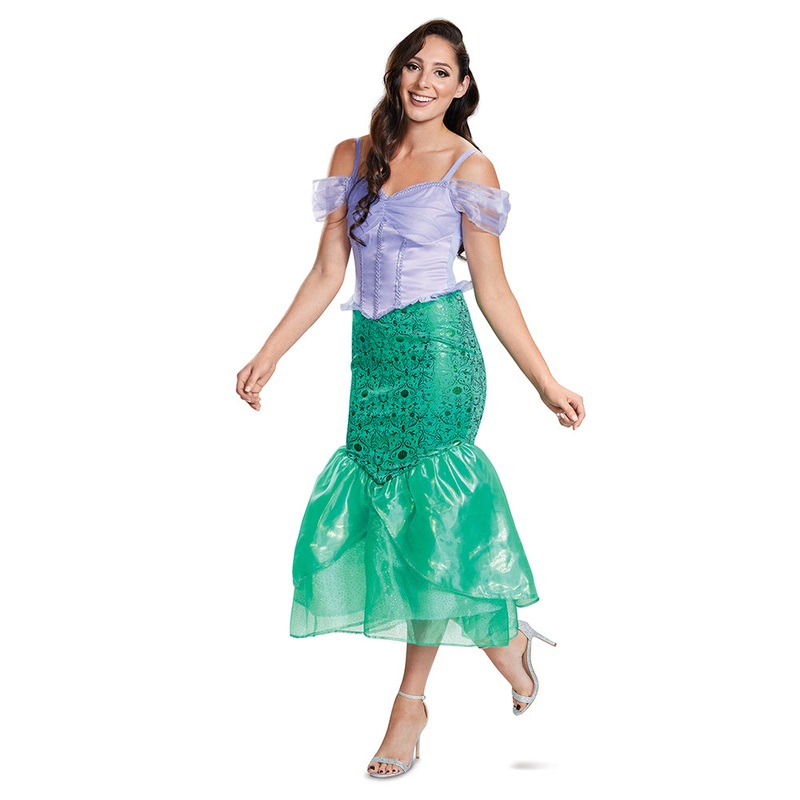 Ariel Mermaid DLX Adult|4/6 N|8/10 B|12/14 E|18/20 F