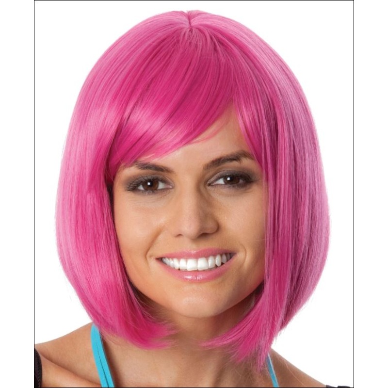 Bright Pink Bob Wig