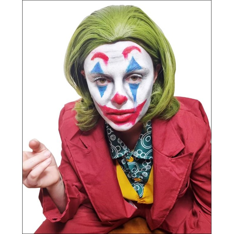 Crazy Villian Joker Wig