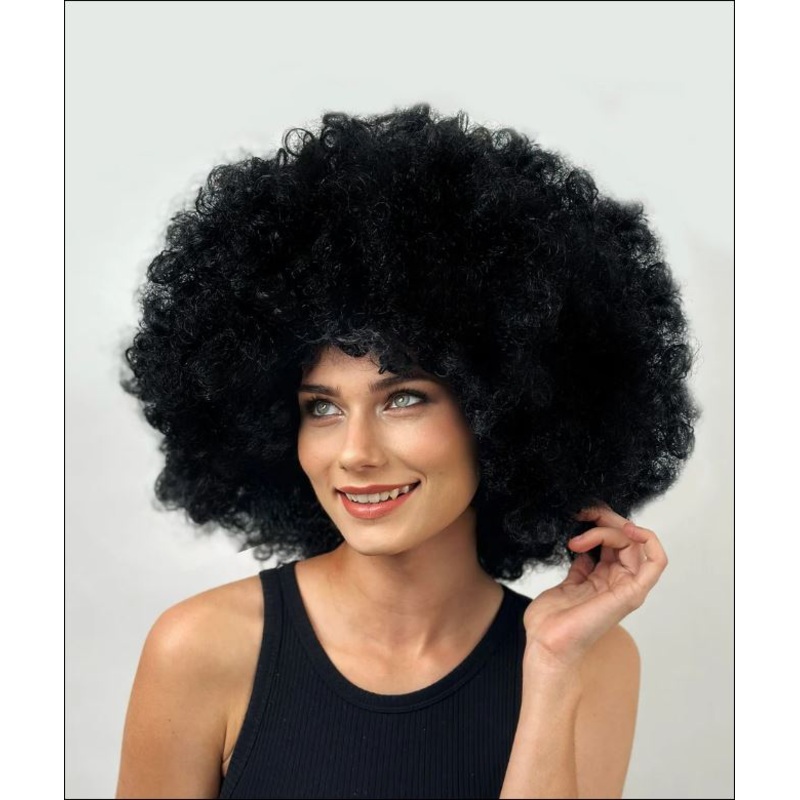 Super Jumbo Afro Black