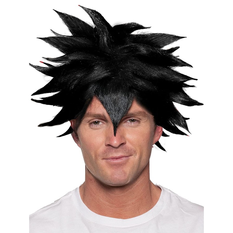 Black Spiky Anime Wig