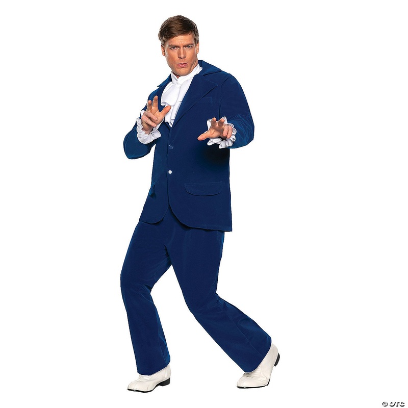 Groovy Sixties Blue Suit|O/S|XXL