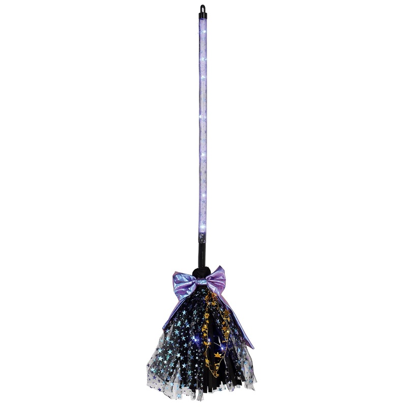 39 Light Up Witch Broom