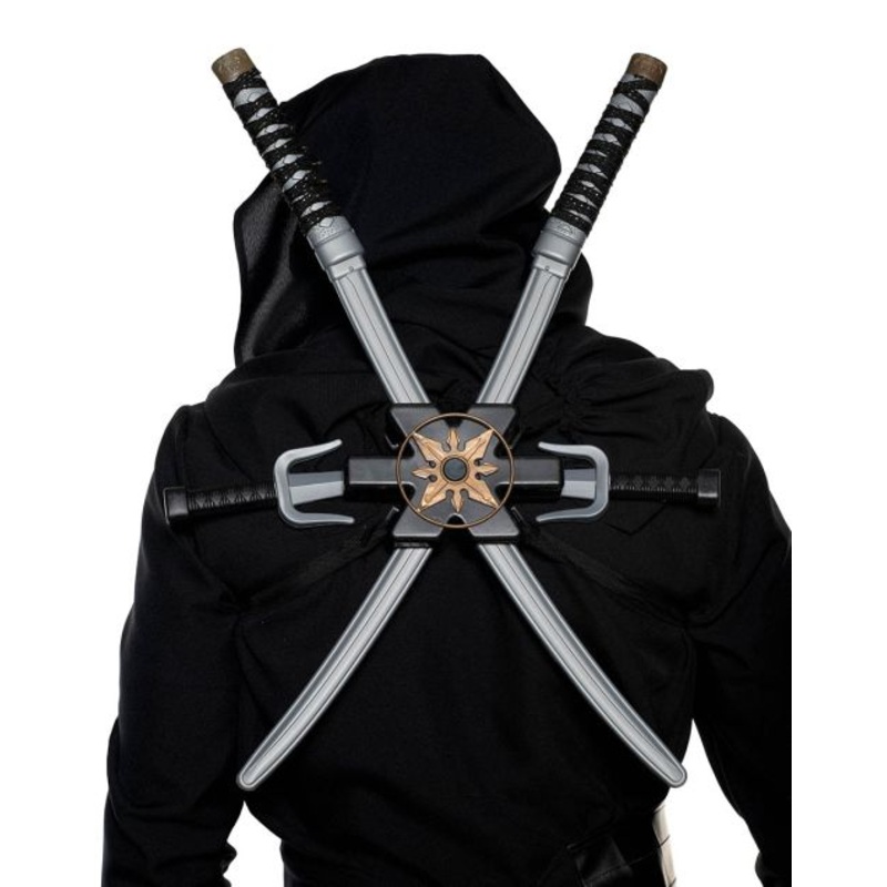 Ninja Sword and Sai Sheath Backpack Set