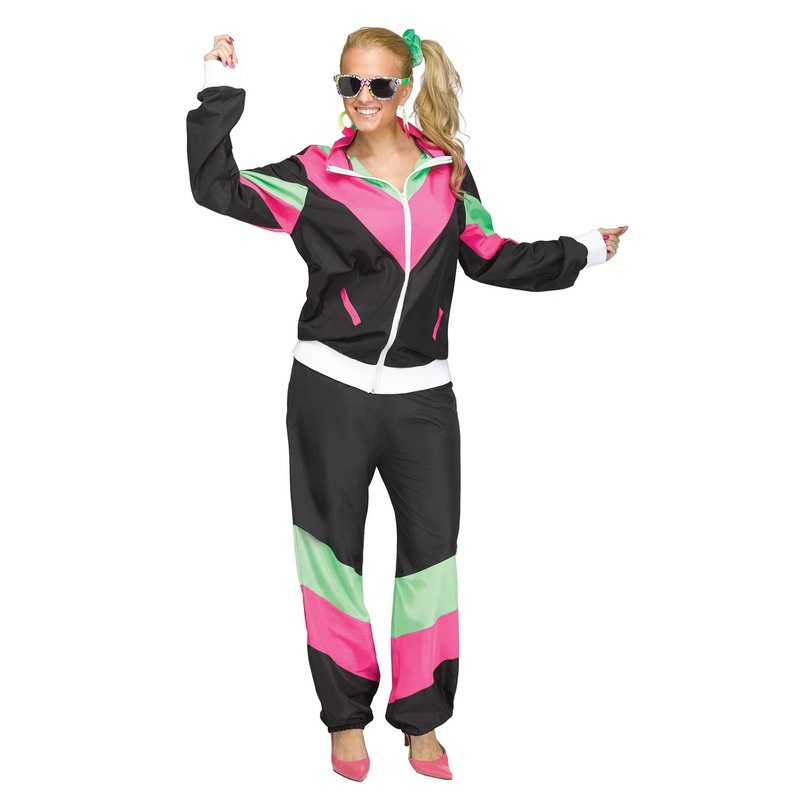 Womens 80’S Track Suit|S/M|M/L