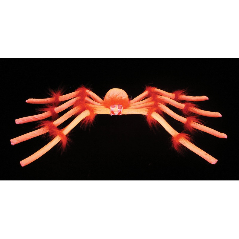 20 Orange Black Light Spider